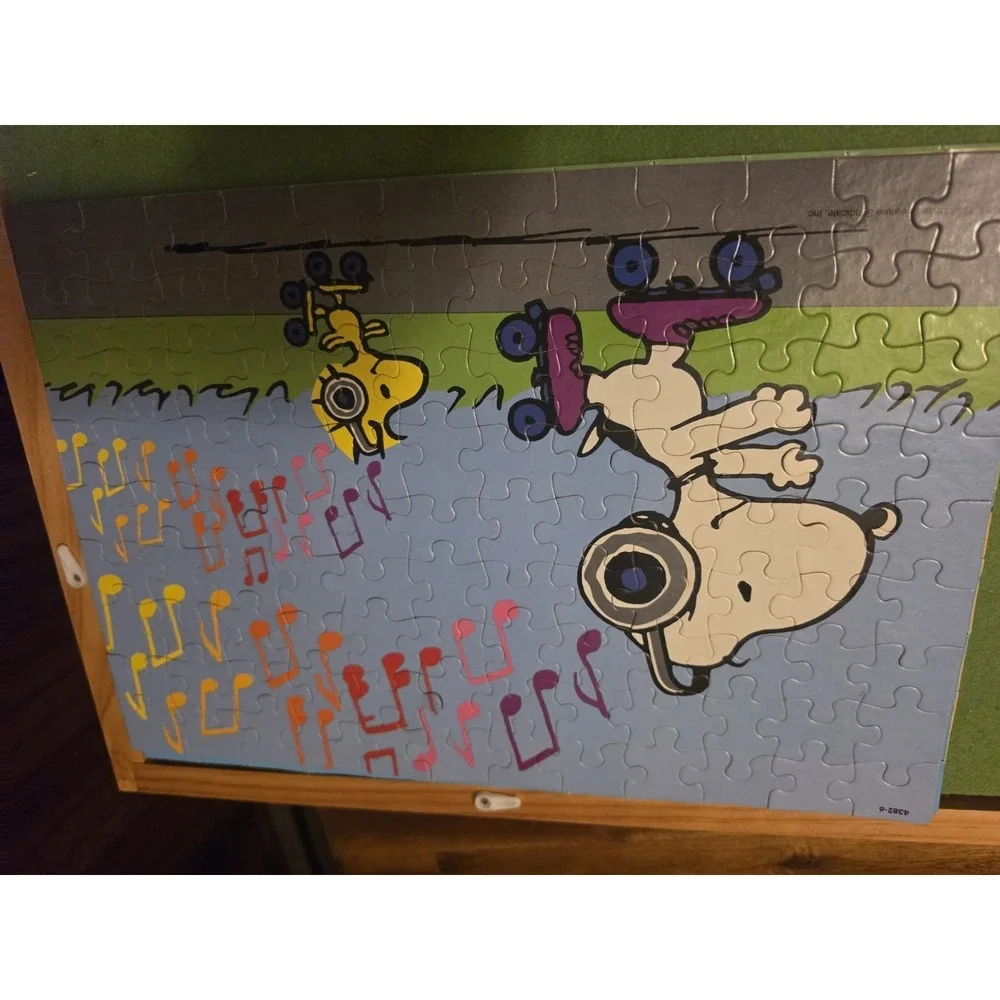 Vintage 1958/1965 Peanuts 108 Pc Puzzles, Snoopy & Woodstock, Ages‎ 5-10 & 6-12